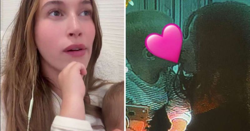 Hailey Bieber calls son Jack Blues her ‘personal snack machine’ in viral clip