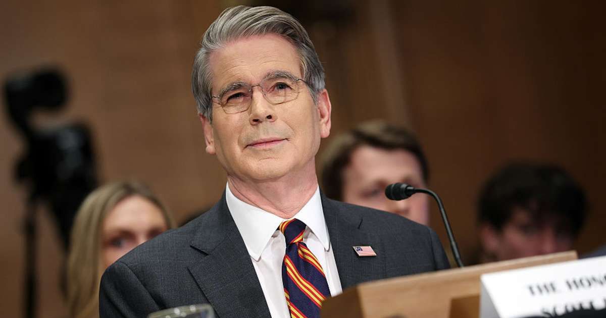Treasury Secretary Scott Bessent indicated that Washington and Beijing are exploring ways to stabilize and broaden economic ties following months of strained negotiations (Getty Images) 