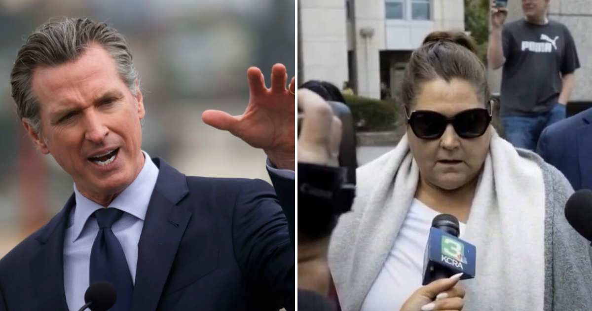 Prosecutors said California Governor Gavin Newsom's former Chief of Staff Dana Williamson helped siphon $225,000 and reportedly used it for personal expenses and luxury purchases (Getty Images, Screengrab/ KCRA)