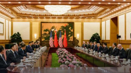 Photo of Trump and Xi at summit table goes viral as viewers spot no woman present