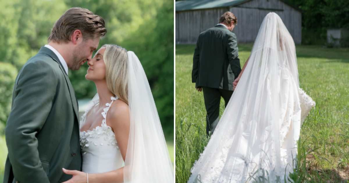 Lainey Wilson and Devlin Hodges were seen sharing wedding moments after tying the knot on May 10 (@laineywilson/Instagram)