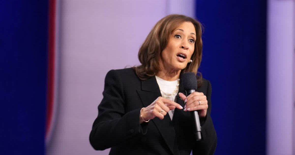 Kamala Harris did not formally endorse a specific proposal during the conversation but indicated Democrats should remain willing to discuss sweeping reforms (Getty Images)