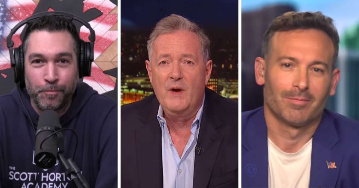 A joke by Charlie Kirk sparked a heated clash on Piers Morgan’s show as Dave Smith and Adam Sosnick traded barbs, sending the debate into chaos (Piers Morgan Uncensored/ Youtube)