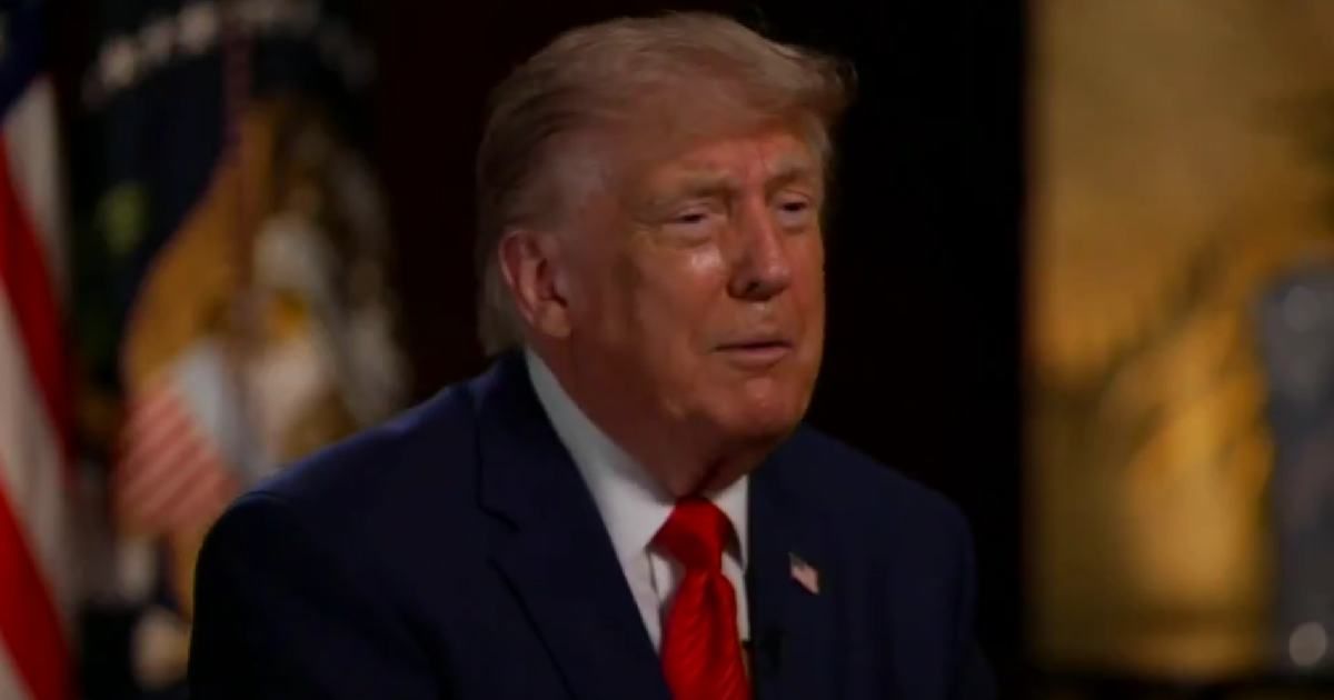 Trump defended the presence of over 500,000 Chinese students in US universities, warning that forcing them out could harm the economy and higher education system (Screengrab/X/@atrupar)