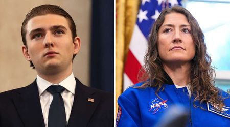 Fact Check: Did Barron Trump tell astronaut Christina Koch to ‘sit down’ during debate?