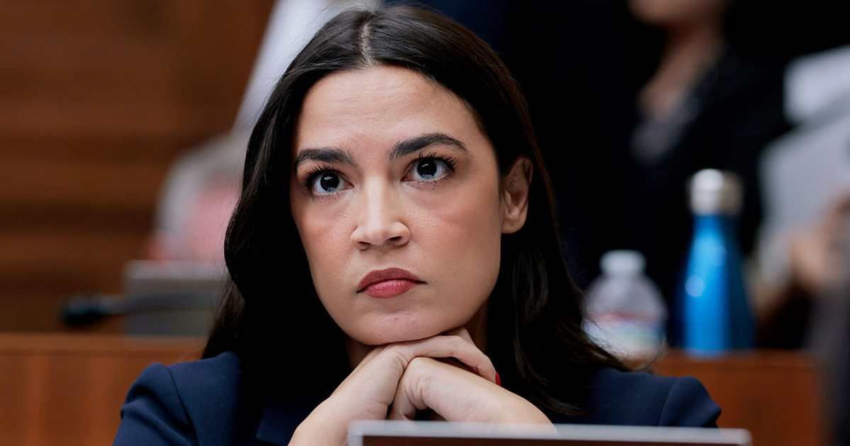 Social media users shared a rumor claiming Rep Alexandria Ocasio-Cortez called for banning motorcycles (Getty Images)