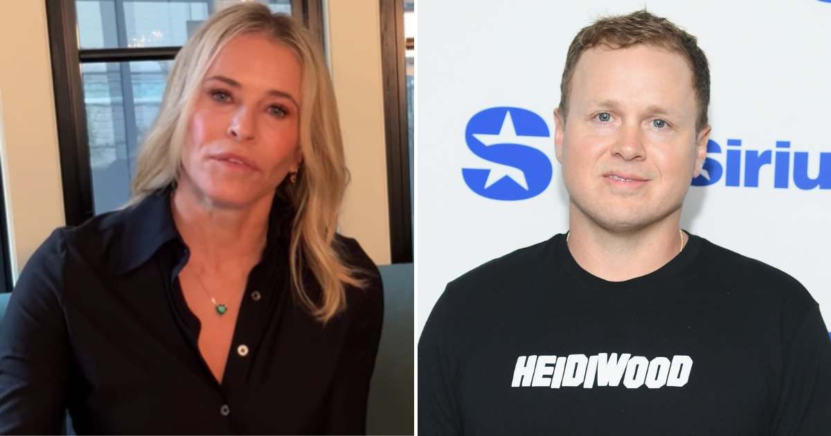 Chelsea Handler took a dig at former reality TV star Spencer Pratt’s campaign for Los Angeles mayor, using the moment to take a broader swipe at President Donald Trump (Instagram/@chelseahandler, Gary Gershoff/Getty Images)
