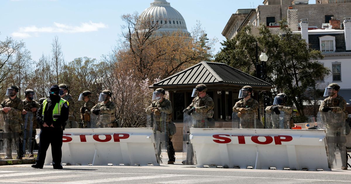 National Guard troops were deployed across Washington, DC following expanded federal security operations last summer (Getty Images)