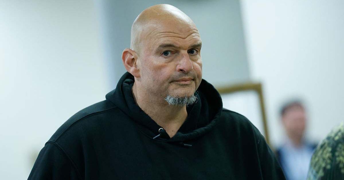 A viral claim alleged Fetterman is ‘disgusted’ with the corruption he allegedly observes on a daily basis among his Democrat colleagues (Kevin Dietsch/Getty Images)