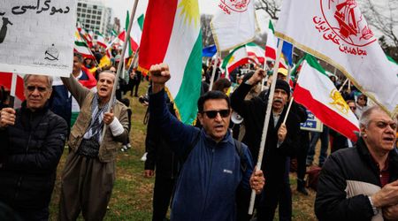Anti-Iran regime protesters flood DC streets demanding change in Tehran