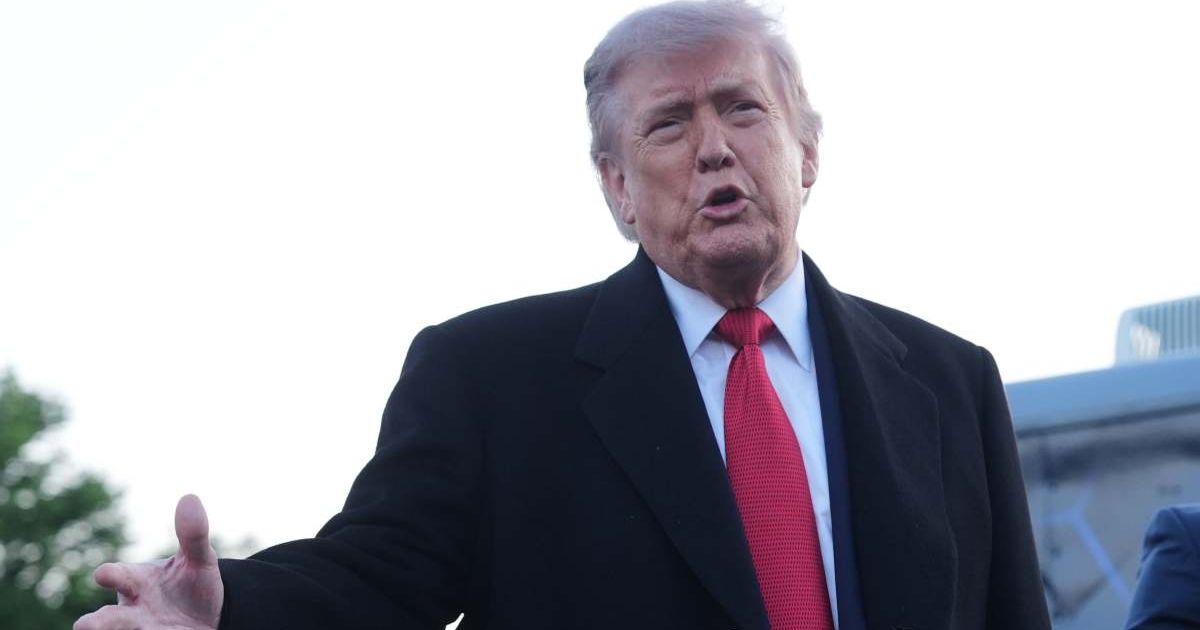 President Donald Trump shared a series of Truth Social memes targeting Democratic leaders and their records (AP Photo/Mark Schiefelbein)