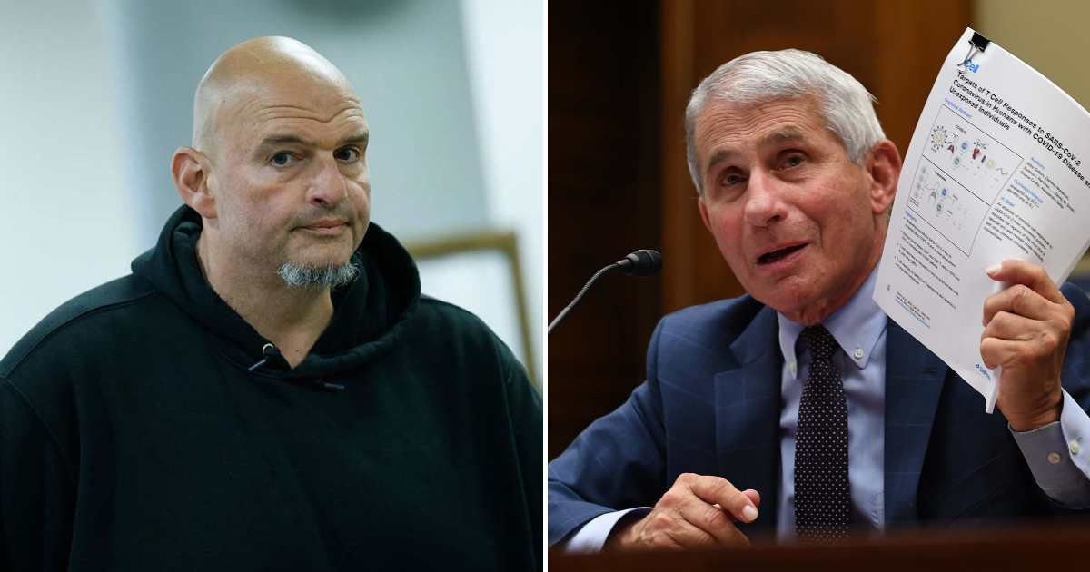 A viral post claimed John Fetterman backed Republicans seeking to subpoena Dr Anthony Fauci over COVID questions (Getty Images)