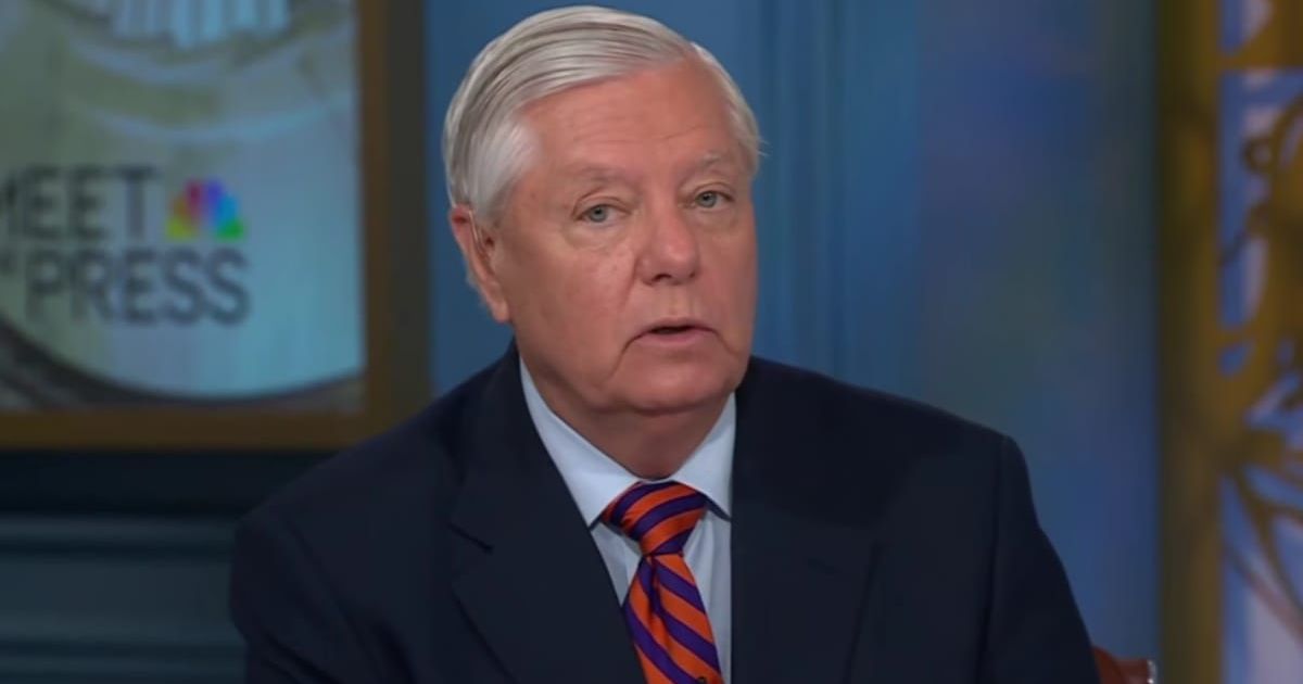 Speaking on NBC's 'Meet the Press,' Senator Lindsey Graham declared he would sacrifice his own job and party majorities to keep Iran from ever obtaining a nuclear weapon (Screengrab/NBCNews/YouTube)
