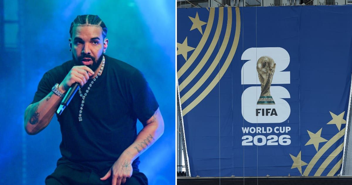 Social media rumor claims Drake will be performing at the closing ceremony of the 2026 FIFA World Cup (Getty Images)