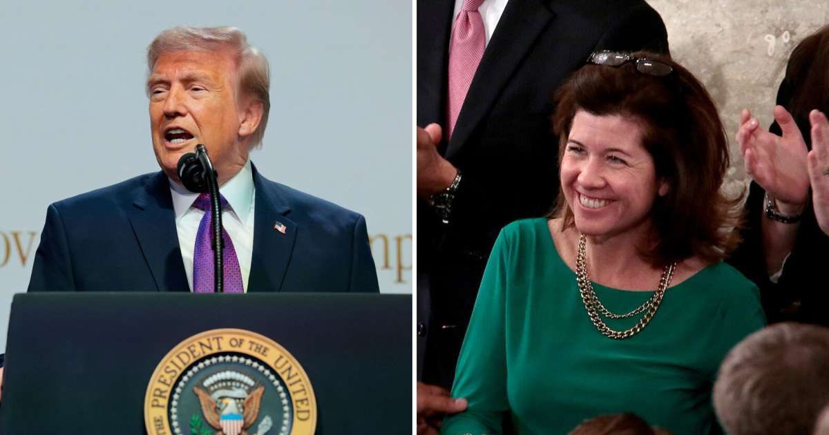 Donald Trump allies blasted Senate rules after Elizabeth MacDonough blocked funding for the White House ballroom project (Getty Images, X/@davegreenidge57)