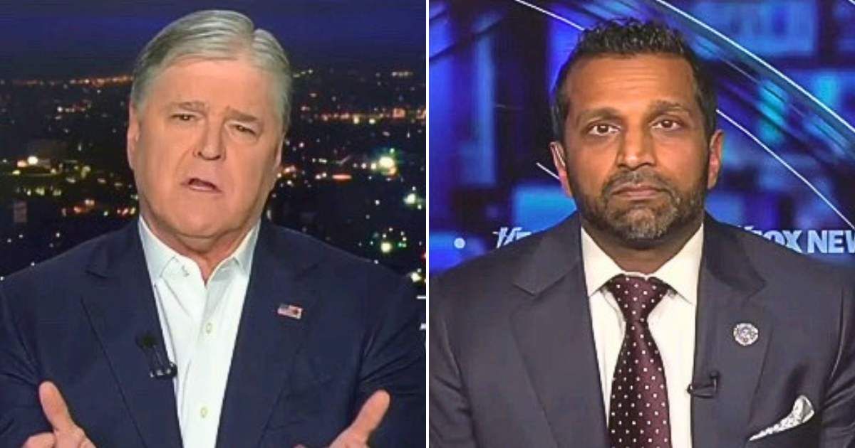 Fox News host Sean Hannity offered a full-throated defense of embattled FBI Director Kash Patel (Fox News)