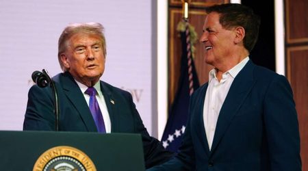 Trump reveals ‘one thing’ he shares with Mark Cuban during White House event