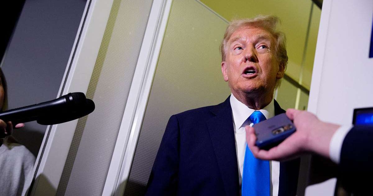  President Donald Trump defended his administration’s approach toward Tehran and argued that preventing Iran from obtaining a nuclear weapon outweighed short-term concerns about fuel costs (Getty Images) 