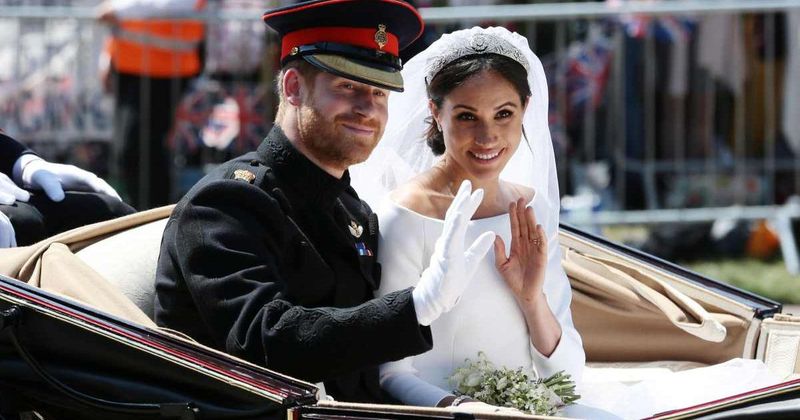 Meghan Markle celebrates eight years with Prince Harry by sharing unseen royal wedding moments