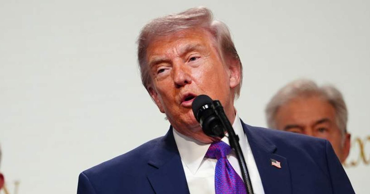 Donald Trump accused Wes Moore and Maryland officials of sending illegal mail-in ballots after a vendor error prompted replacements (Getty Images)