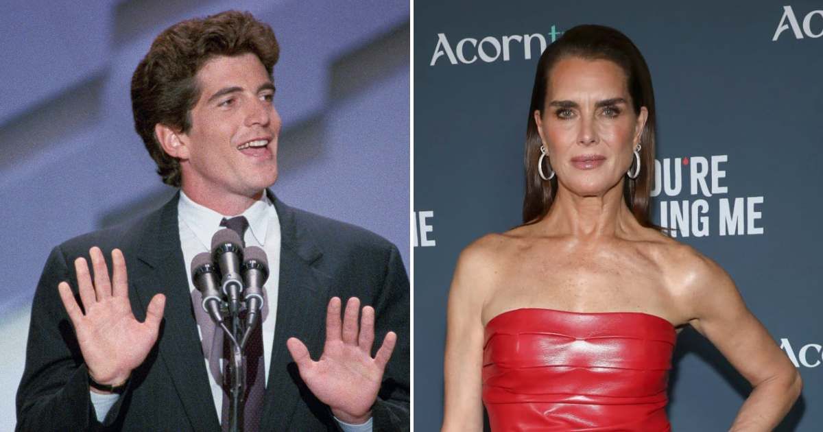 John F Kennedy Jr and Brooke Shields once shared a kiss (Getty Images, Andy Kropa/Invision/AP)