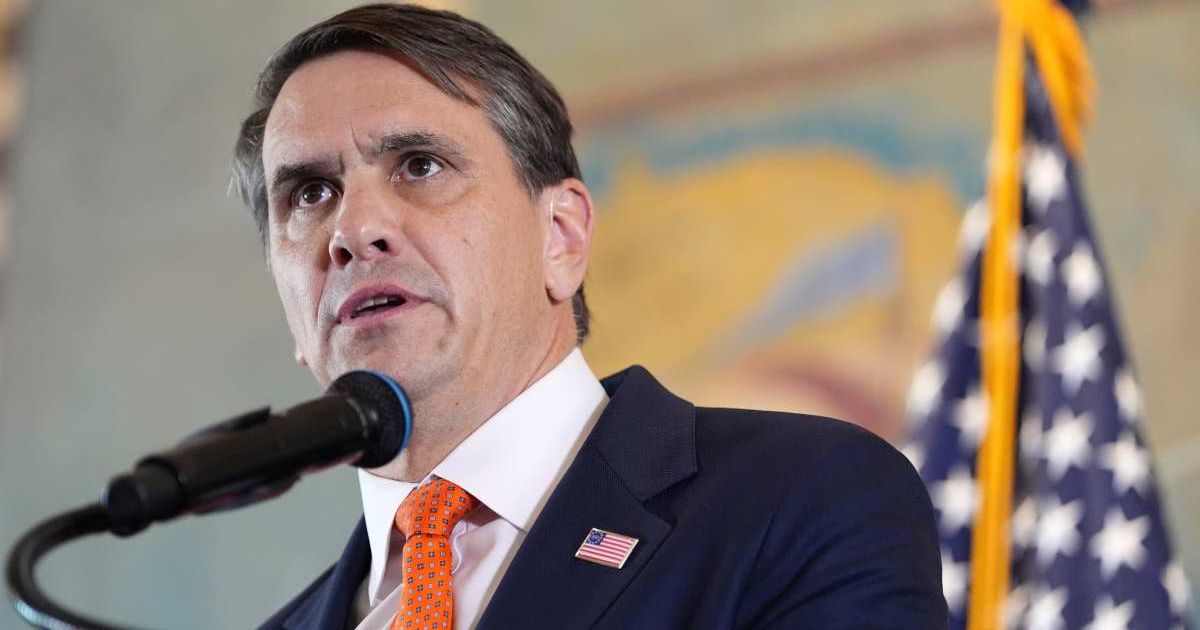Acting Attorney General Blanche speaks at a news conference in Miami on Wednesday, May 20, 2026, where federal prosecutors announced charges against former Cuban President Raúl Castro in connection with the 1996 downing of civilian planes operated by Miam