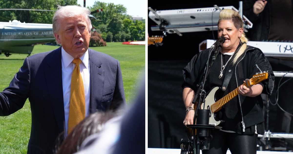 The White House blasted Natalie Maines after the singer posted an expletive-filled anti-Trump rant on social media (Getty Images)