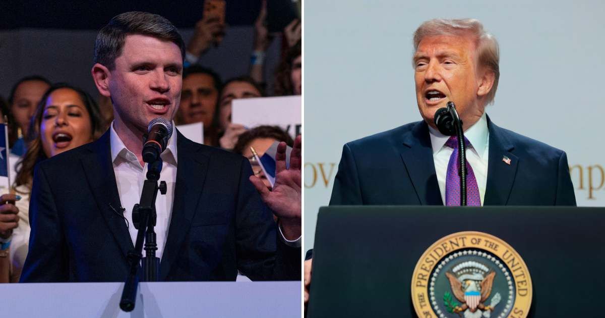 President Donald Trump expressed strong confidence that his endorsed candidate in Texas will secure an easy Senate victory, dismissing Democratic nominee James Talarico as unelectable (John Moore, Chip Somodevilla/Getty Images)