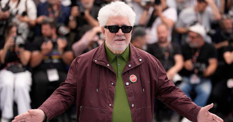 Pedro Almodovar wears ‘Free Palestine’ pin, warns Europe against Trump at Cannes