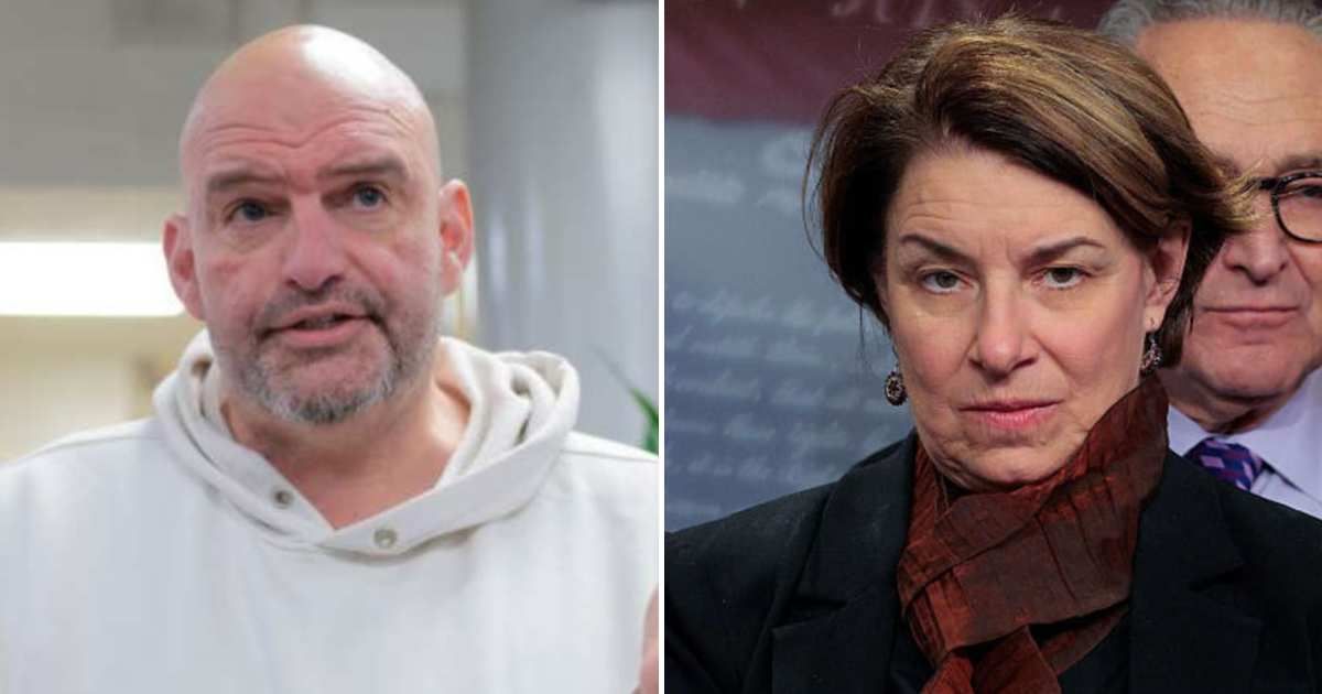 According to a viral post, John Fetterman accused Amy Klobuchar of involvement in a Minnesota Medicaid fraud scheme (Getty Images)