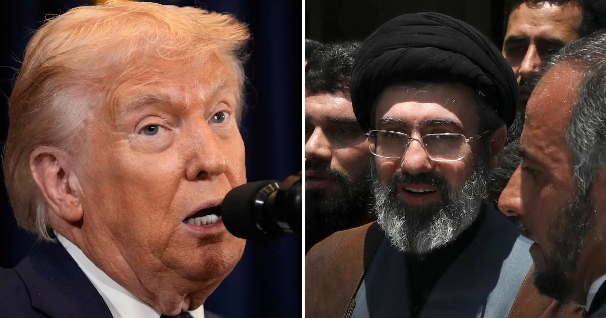 Reports say Iran's Supreme Leader Mojtaba Khamenei ordered uranium stockpile to stay in Iran, rejecting US demands and hardening Tehran's negotiating stance (AP Photos)