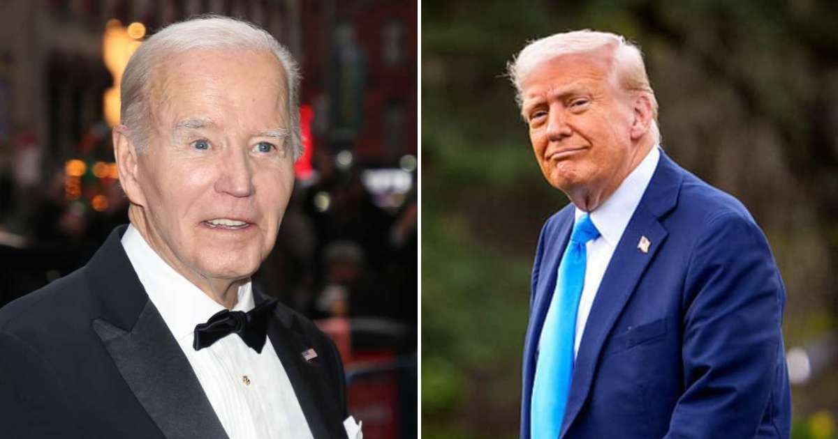 A post noted Joe Biden’s limited public appearances since leaving office, alongside mentions of President Donald Trump (Getty Images)