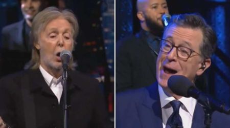 Paul McCartney closes Stephen Colbert’s final ‘Late Show’ with The Beatles classic ‘Hello Goodbye’