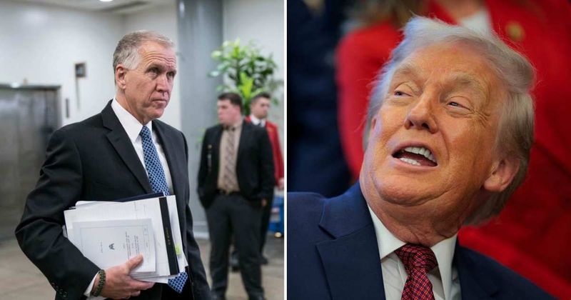 Trump slams ‘nitpicker’ Thom Tillis after DOJ fund criticism, calls him ‘quitter’