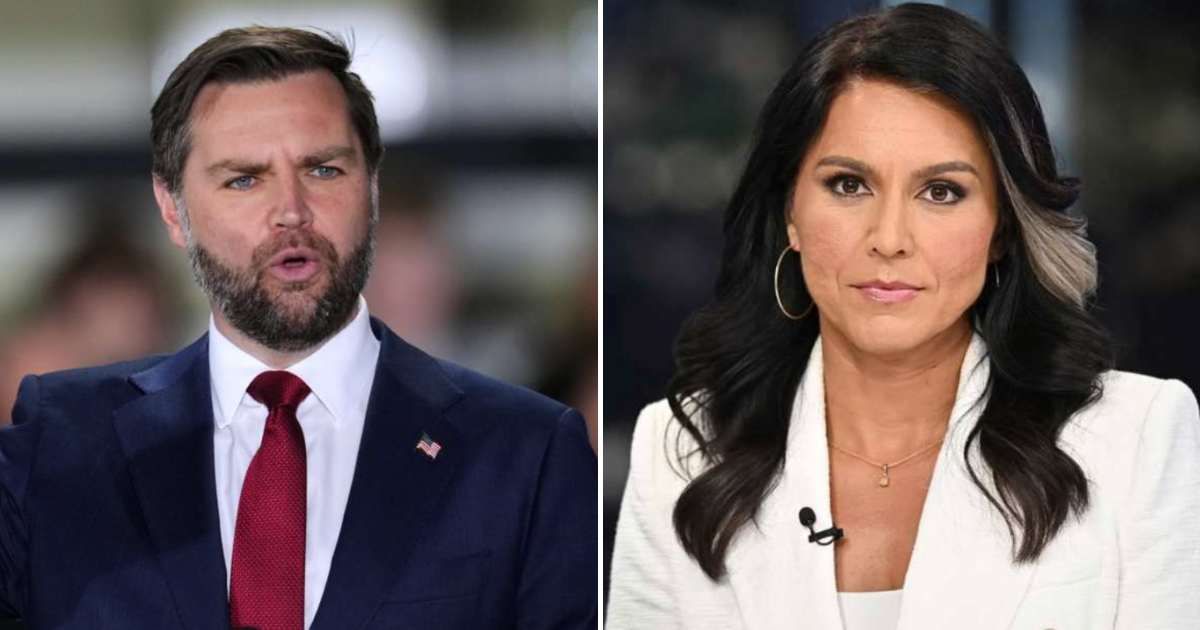 JD Vance called Tulsi Gabbard 'a dear friend' in his response to the intelligence chief's resignation announcement (Getty Images, AP Photos)
