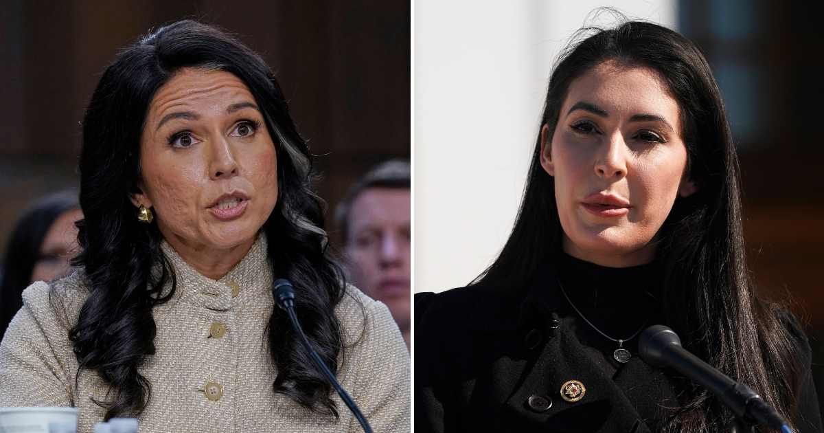 Luna said Gabbard should be 'credited with delivering on many withheld documents’ (AP Photo/Jose Luis Magana, David Dee Delgado/Getty Images)