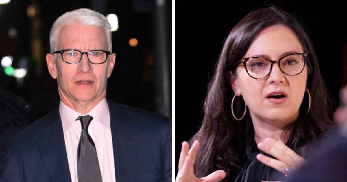 CBS boss Bari Weiss was especially angered that Anderson Cooper delivered the comments on the very platform she oversees (GC Images/Getty Images)