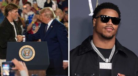 Jaxson Dart’s NY Giants teammate blasts him over Trump rally appearance: ‘Thought this was AI’