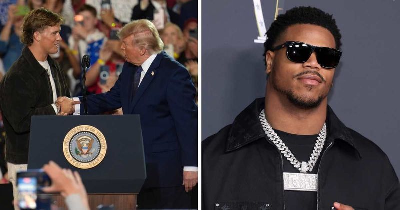 Jaxson Dart’s NY Giants teammate blasts him over Trump rally appearance: ‘Thought this was AI’