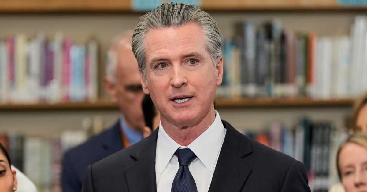 California Gov Gavin Newsom declared a state of emergency in Orange County on Saturday, May 23, after emergency teams were unable to neutralize the chemical tank at GKN Aerospace’s facility in Garden Grove (AP Photo/Godofredo A. Vásquez)
