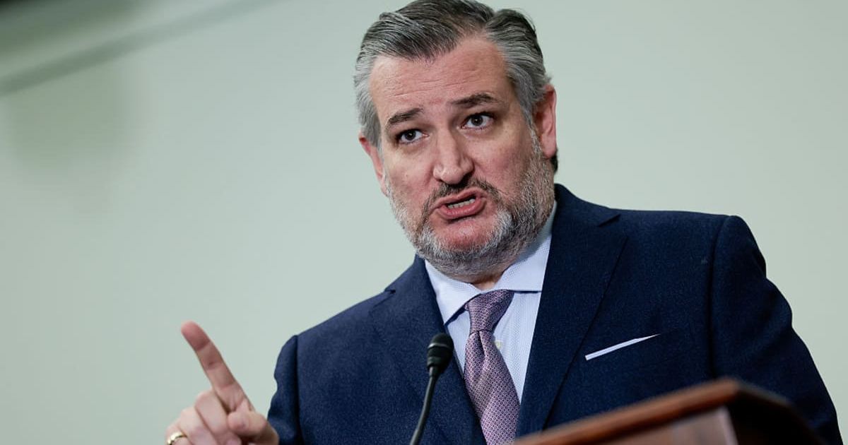 Senator Ted Cruz said he was 'deeply concerned' about a potential peace deal with Iran and urged President Donald Trump to 'hold the line' (Getty Images)