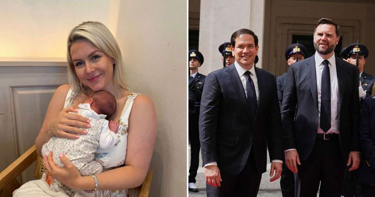 Karoline Leavitt shared her reaction after Marco Rubio and JD Vance temporarily took over White House press briefings during her maternity leave (@KarolineLeavitt, Getty Images)