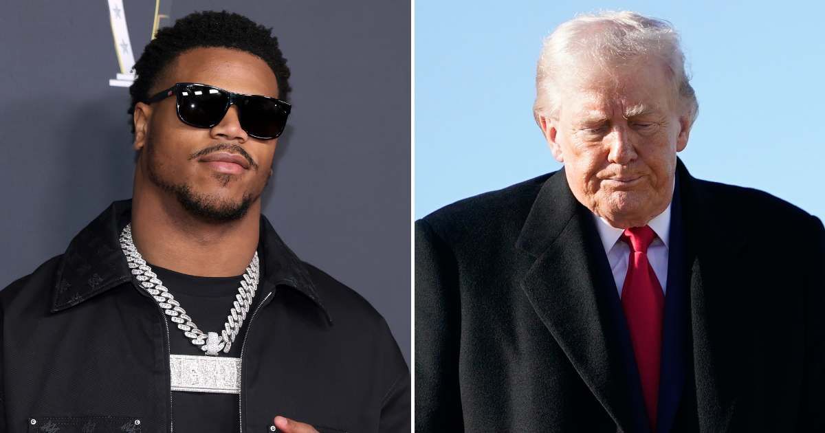 A viral claim circulating on social media alleged that President Donald Trump mocked New York Giants linebacker Abdul Carter, calling him a 'fool' in a post on Truth Social (Getty Images, AP Photo)