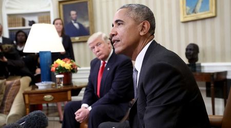 Trump criticizes Obama Iran deal, says blockade stays until Iran agrees to new nuclear pact
