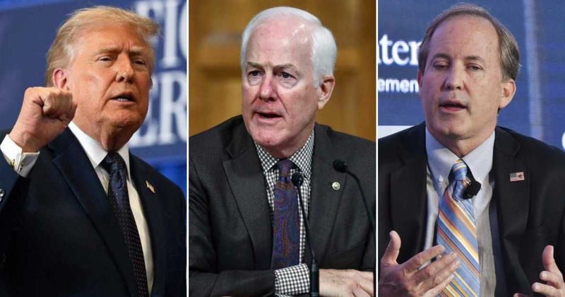 Trump blasts ‘disloyal’ John Cornyn, urges Texas Republicans to back Ken Paxton