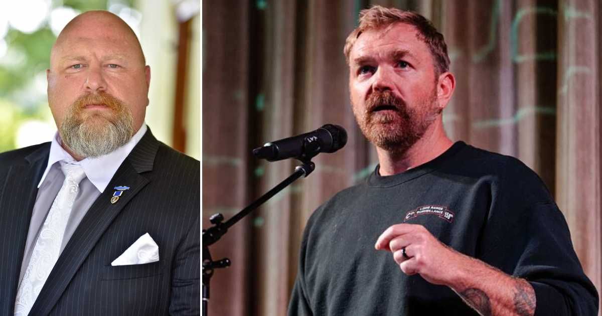 Army veteran Ted Daniels is pushing back after old comments surfaced showing Maine Senate hopeful Graham Platner saying he “didn’t deserve to live (Facebook/TEDDYDANIELSTV, Getty Images)