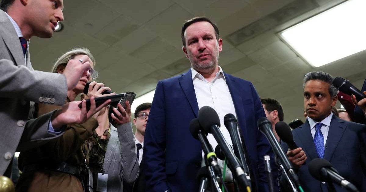 Senator Chris Murphy warned that the Trump administration's truce terms weakened maritime leverage against Tehran's missile programs (Anna Moneymaker/Getty Images)
