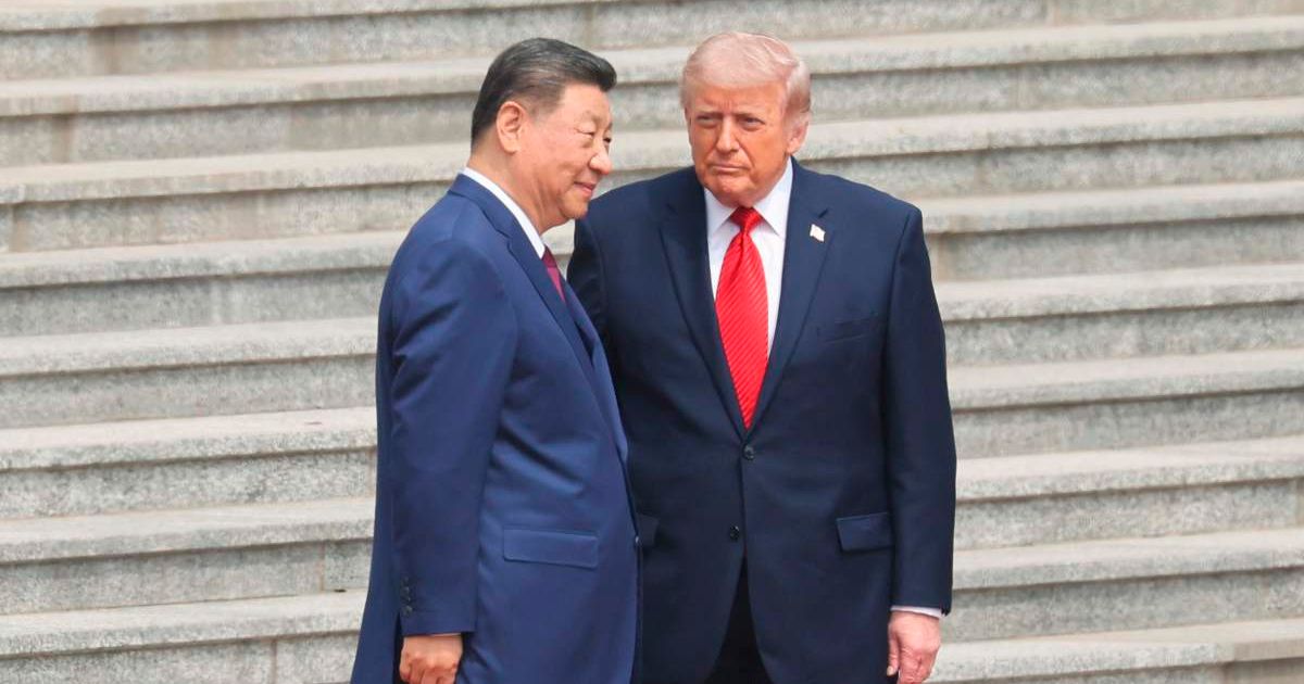 A viral rumor claimed Donald Trump said he might cancel the midterm elections if China interferes in the vote (Maxim Shemetov/Pool Photo via AP)