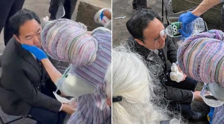 Sen Andy Kim pepper sprayed by ICE agents during clash outside New Jersey immigrant detention center