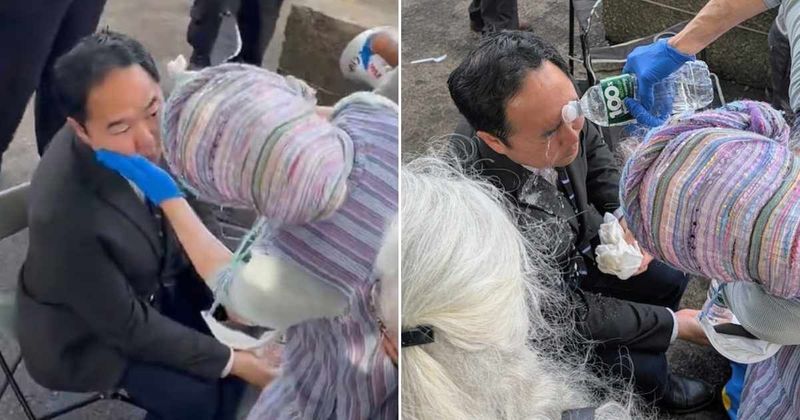 Sen Andy Kim pepper sprayed by ICE agents during clash outside New Jersey immigrant detention center